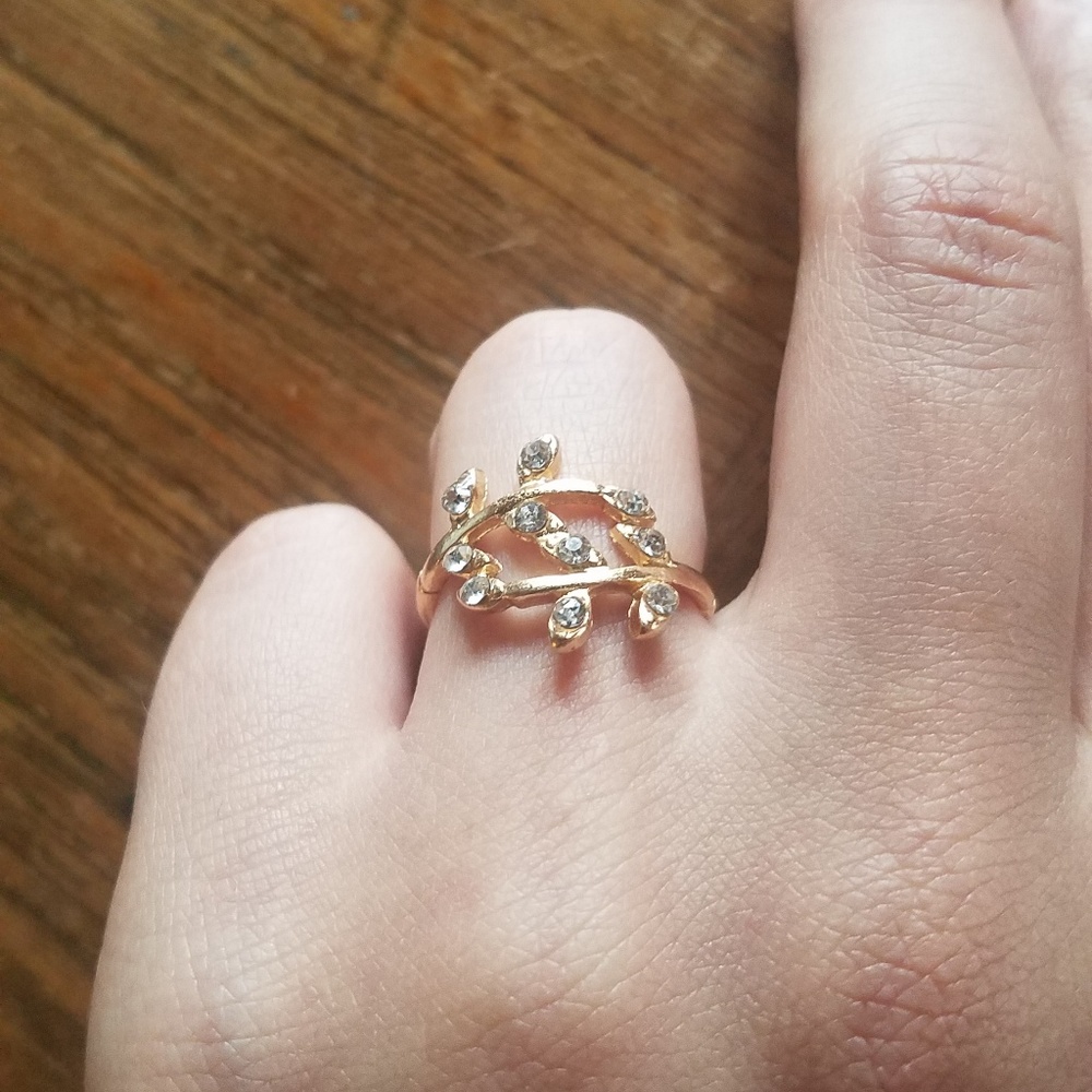 NWOT Gold Leaf / Firn Ring size 5.75 - Picture 8 of 12